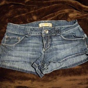 Blue denim YMI shorts